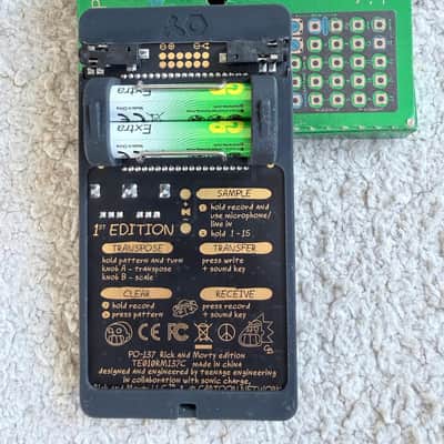 Teenage Engineering PO-137 Pocket Operator Rick & Morty Edition 2019 - Black image 4