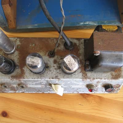Magnatone Varsity 1950's MOT Blue Amp & Magnatone Lap Steel image 8