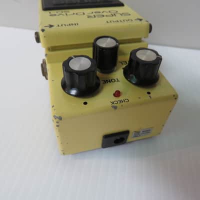 Boss SD-1 Super OverDrive (Black Label) 1981 - 1988 - Yellow image 2