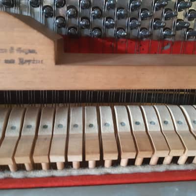 Rare German Antique Carl Ecke Upright Piano Circa 1890 image 14