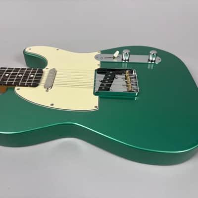 Brown Bear Guitars Featherweight Tele Inverness green metallic image 15