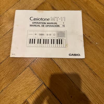 RARE Vintage Casio Casiotone MT-11 1980s Analog Synthesizer Keyboard image 11
