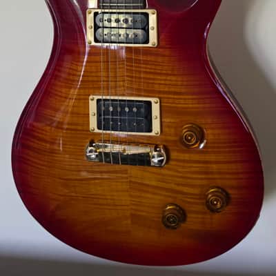 Paul Reed Smith PRS Custom 22 10 TOP Stoptail 1993 Cherry Sunburst Dragon Pick ups image 3