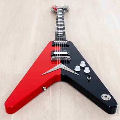 2015 Dean Custom Shop USA Michael Schenker Red Black Flying V, Signed 1 of 50 w/ Case, CoA, Tags image 10