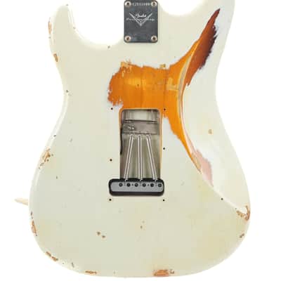 Fender Custom Shop 1955 Stratocaster Desert Tan over Sunburst Heavy Relic 2017 image 4