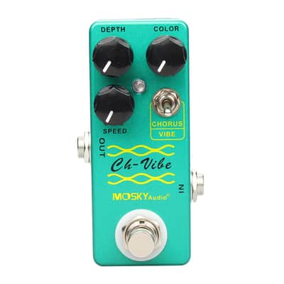 Mosky CH-VIBE Chorus and Vibrato guitar pedal,price include the import duty for US buyer