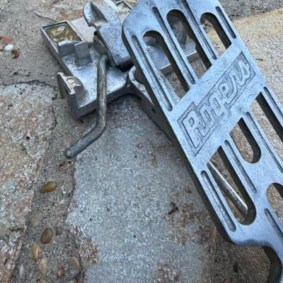 Rogers 396 Swivomatic Single Pedal with Hinged Heel Swiv-o-matic 1960s - chrome image 2