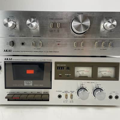 Akai - AM-2250/CS-703D - Amplifier/Cassette-Deck Set - Serviced (Repaired/New Belts) image 4