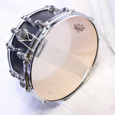 YAMAHA TMS1465CRS TOUR CUSTOM Maple Snare Licorice Satin 14x6.5 Yamaha Snare Drum (08/24) image 7