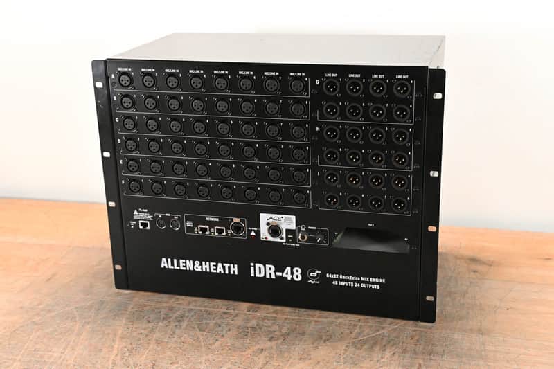 Allen & Heath iDR-48 48-In, 24-Out Audio Stage Box CG01JGJ image 1