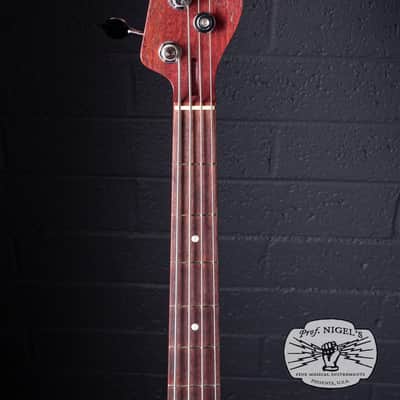 Momose MJ2-PH Jazz Bass – Purpleheart Neck – Burner Ash MIJ image 13