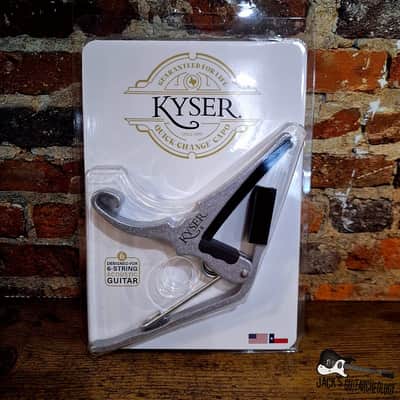 Kyser Quick-Change Capo for Acoustic Guitar - Silver image 1