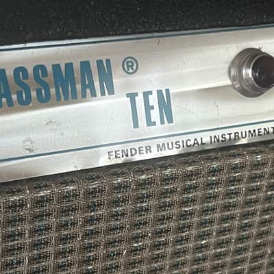 Fender Bassman Ten (Serviced) 2-Channel 50-Watt 4x10" Guitar Combo 1972 - 1976 - Silverface image 11