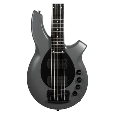 Ernie Ball Music Man Bongo 5HH 5-String Electric Bass, Titan Gray image 1