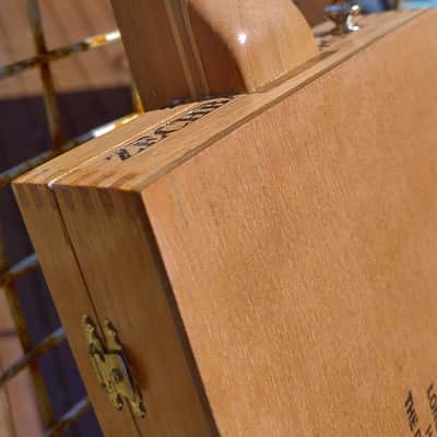3-string fretless cigar box guitar image 5