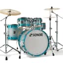 Sonor AQ2 Maple Stage Drum Set Shell Pack Aqua Silver Burst AQ2-STAGEWMCASB