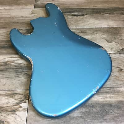 Made to Order - FRANCHIN Uranius bass body Relic Aged 100% Nitro Lacquer (Sunburst/ Black/ White/ Blue/ Green/ Yellow/ Red/ Pink/ Burgundy/ Purple/ Gold/ Silver, etc.) Basswood Poplar Jazz-Bass Style Made in Italy image 14