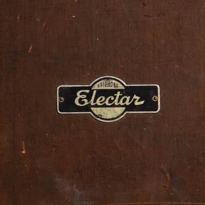 Epiphone Electar Model M Lap Steel Electric Guitar (1938), ser. #2093, original brown tolex hard shell case. image 14