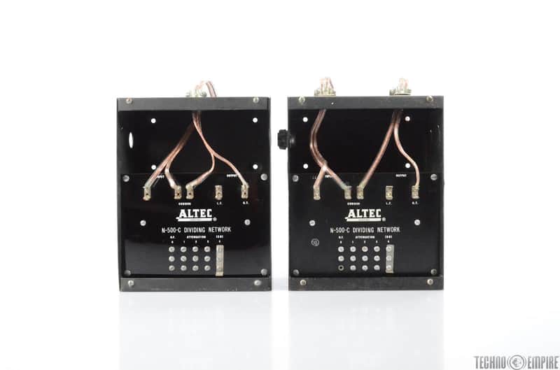 2 Altec N-500-C Dividing Network Units 500hz Crossover N500C | Reverb