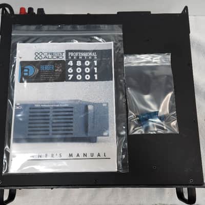 Legendary Amplifier Crest Audio Professional Power Amplifier 4801 , Crest’s legendary “overbuilt” power supply ,Made In USA image 6