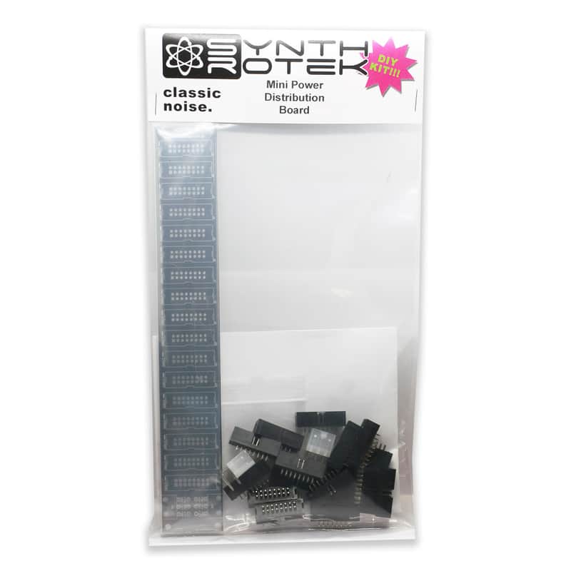 Synthrotek Mini Power Distribution Board Kit - Eurorack Bus Board Kit image 1