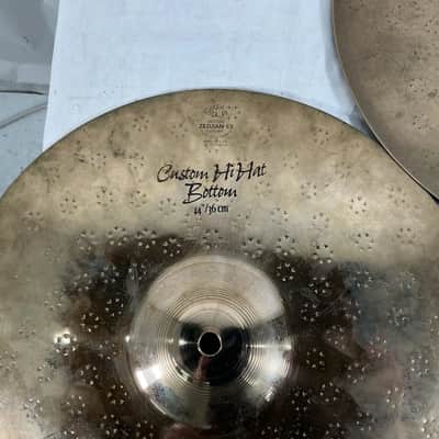 Zildjian 14" Z Custom Hi-Hat Cymbals - Brilliant image 6