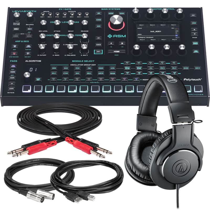 ASM Leviasynth Desktop 16-Voice Algorithmic Synthesizer STUDIO KIT image 1