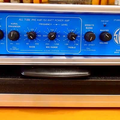 SWR Baby Blue-Electric Blue Bass Amp-Head (Baby Blue II) 90s Excellent image 4