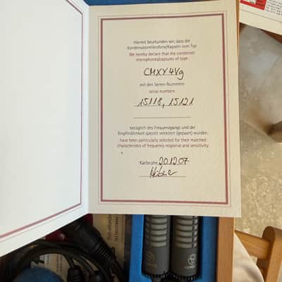 Schoeps CMXY 4V Ug Stereo Microphone image 21