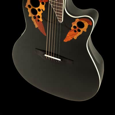 Ovation 2778AX-5-G Pro Series Standard Elite Deep Contour Acoustic-Electric Guitar Black image 9