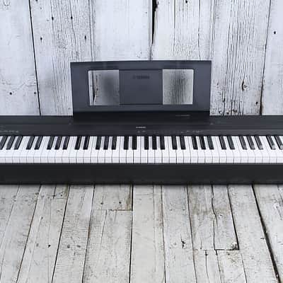 Yamaha P45 88 Key Weighted Action Digital Piano w Power Supply and Pedal Black