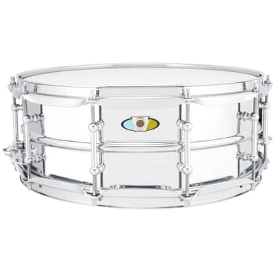 Ludwig Supralite 5.5x14 Steel Snare Drum image 1