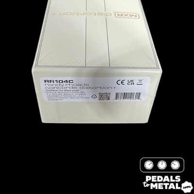 New MXR RR104C Randy Rhoads Signature Special Edition Distortion + 2025 - Present - Cream X12577 image 4