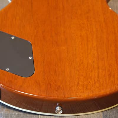 MINTY! 2008 Grosh Set Neck Custom Electric Guitar Trans Tiger Eye w/ Brazilian Board + OHSC image 17