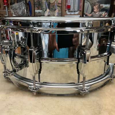 Ludwig LM402 6.5”x14” Supraphonic Snare Drum - Chrome Over Aluminum image 10