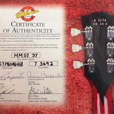 2003 Gibson Custom Shop Les Paul '57 Reissue Music Machine Stinger w/ Brazilian rosewood fretboard image 15