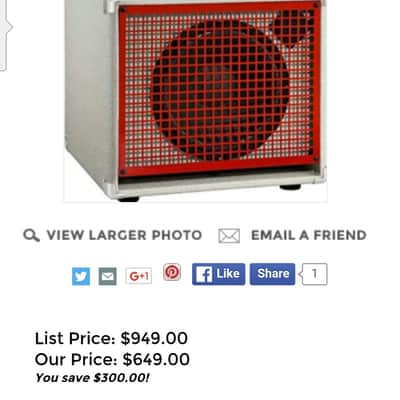 SWR STRAWBERRY BLONDE II Acoustic amplifier image 1