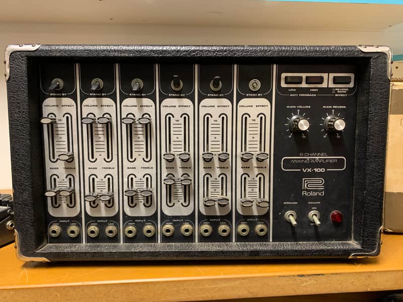 Roland VX-100 Mixing Amplifier 6-Channel Powered Mixer image 1