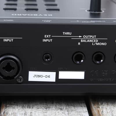 Roland JUNO-D6 Synthesizer 61 Key Velocity Sensitive Keyboard with Synth Action image 15