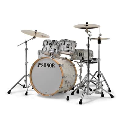 Sonor AQ2 Maple 5pc Stage Drum Set White Marine Pearl image 1