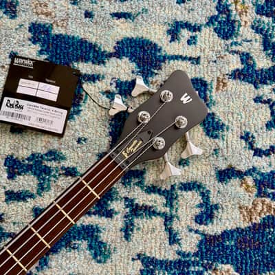 Warwick WRB1584 03EA ASH FRX, RockBass Corvette Taranis, 4-String Bass with BEAD Tuning, Nirvana Black Transparent Satin RB J 570283-25 (Get the Low Notes of a 5-String Bass with the Playability and Weight of a 4-String!) image 7