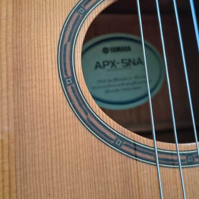 Yamaha APX5NA 2007 nylon hybrid pickup 48'' modern classical guitar crossover image 2