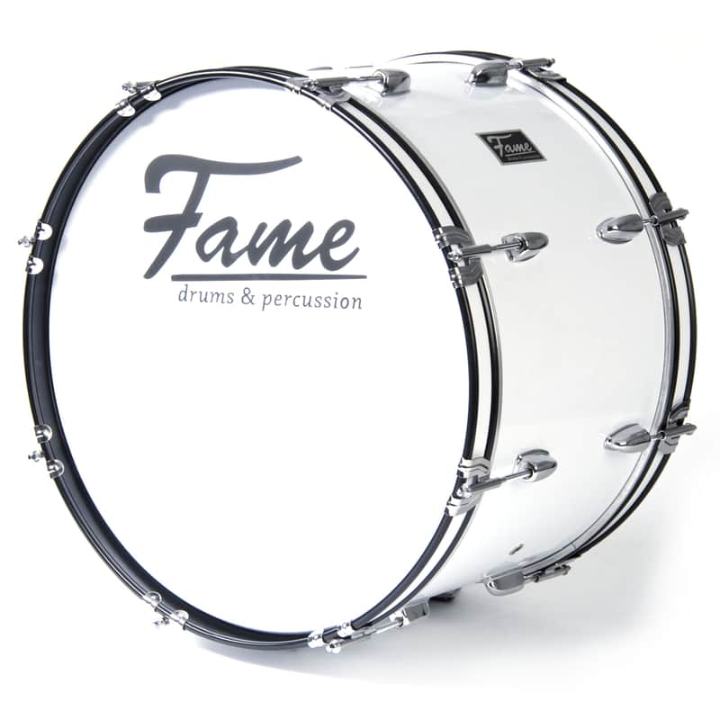 Fame Marching BassDrum 18"x12" with Straps & Beaters - Marching bass drum image 1
