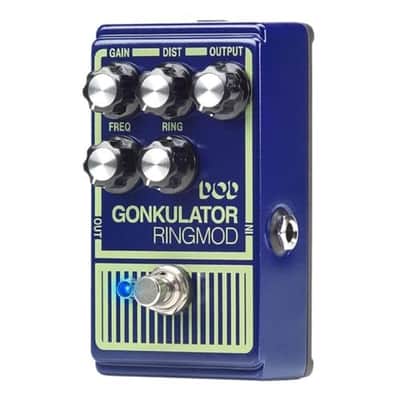 Digitech DOD Ring Modulator Guitar Effect Pedal, Blue (DOD-GONKULATOR-U) image 3