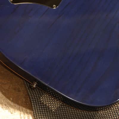 2003 Fender Custom Shop Showmaster Neck Thru Electric Guitar Birdseye Blue Quilt + OHSC image 15