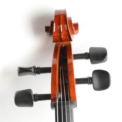 New 4/4 Professional Adult Retro Basswood Cello +Bag+Bow+Rosin+Bridge image 5