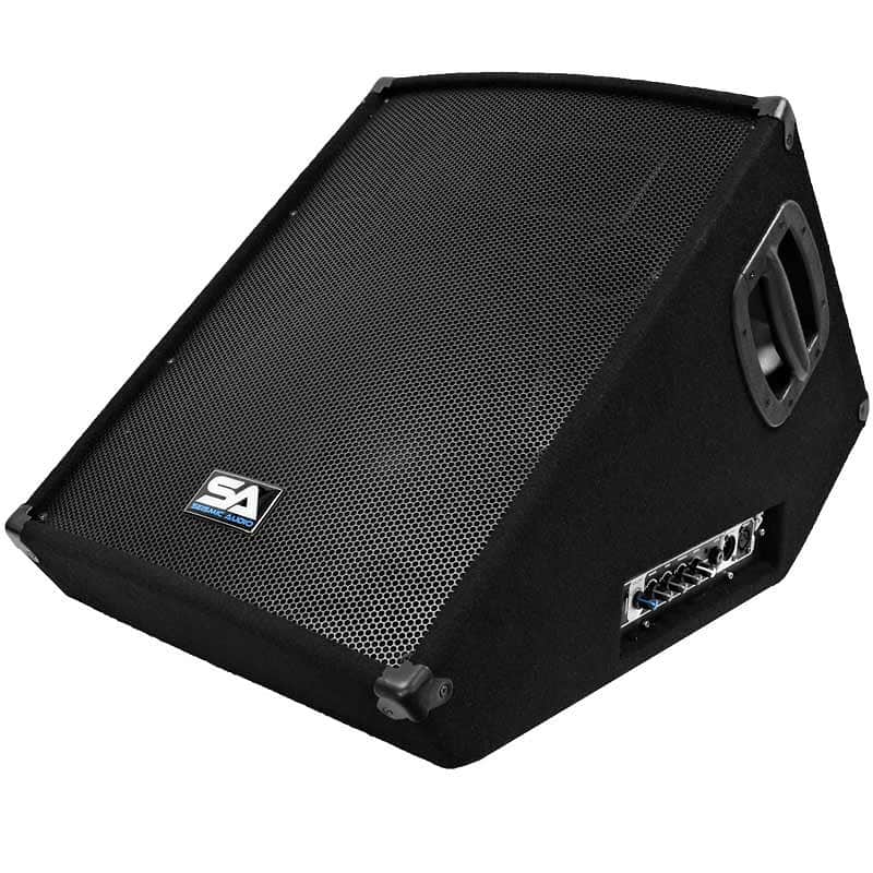 Powered 15" Floor Monitor PA DJ PRO Audio Band Speaker - Active 15 Inch Monitor image 1