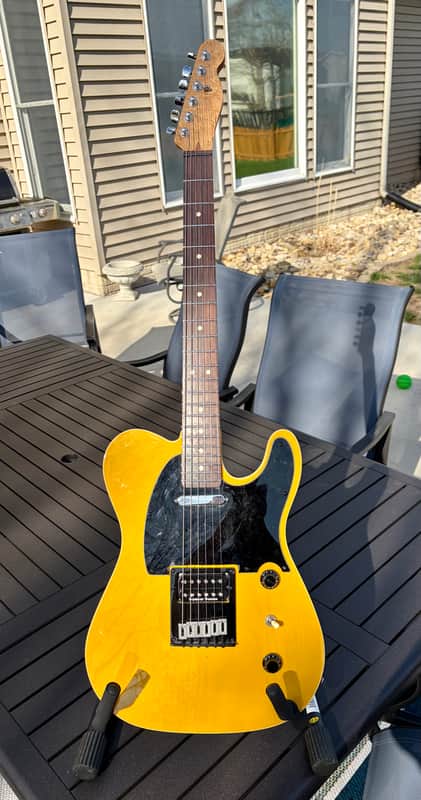Warmoth Telecaster 2026 - Roasted maple - XGP double bound TV yellow image 1