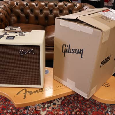 Gibson Falcon 5 Combo 1X10 Cream Bronco Oxblood Grille image 6