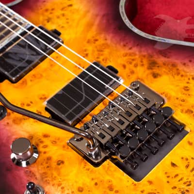 B.C. Rich Mockingbird Extreme Exotic with Floyd Rose Left Hand EXMGFRPHLH 2020 Purple Haze image 5